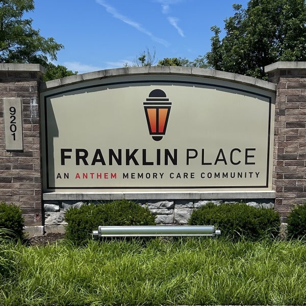 Franklin Place Memory Care Monument Sign