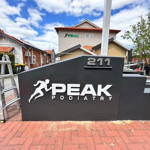 A Fresh Step Forward – Peak Podiatry’s Exterior Signage Transformation