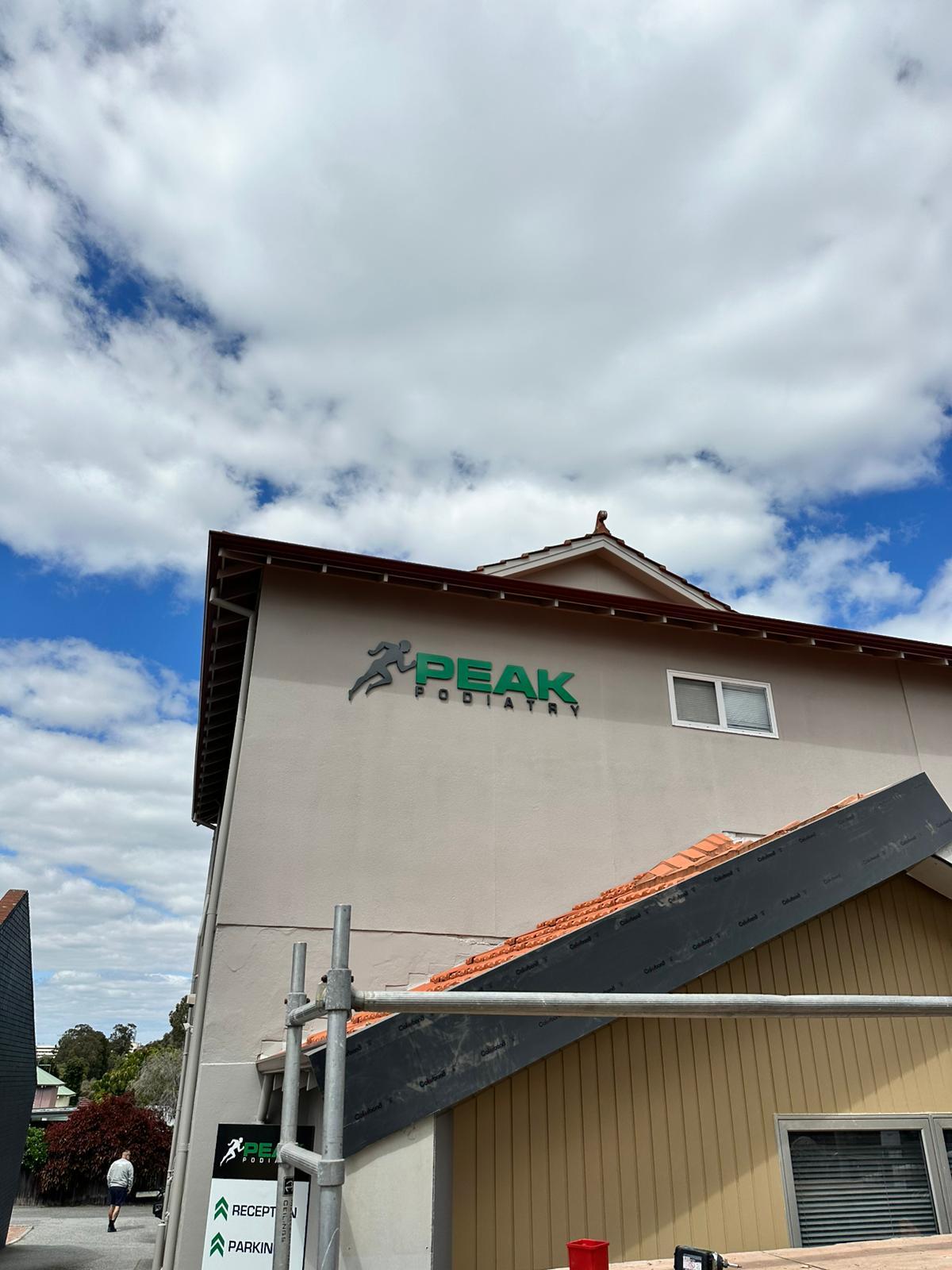A Fresh Step Forward – Peak Podiatry’s Exterior Signage Transformation