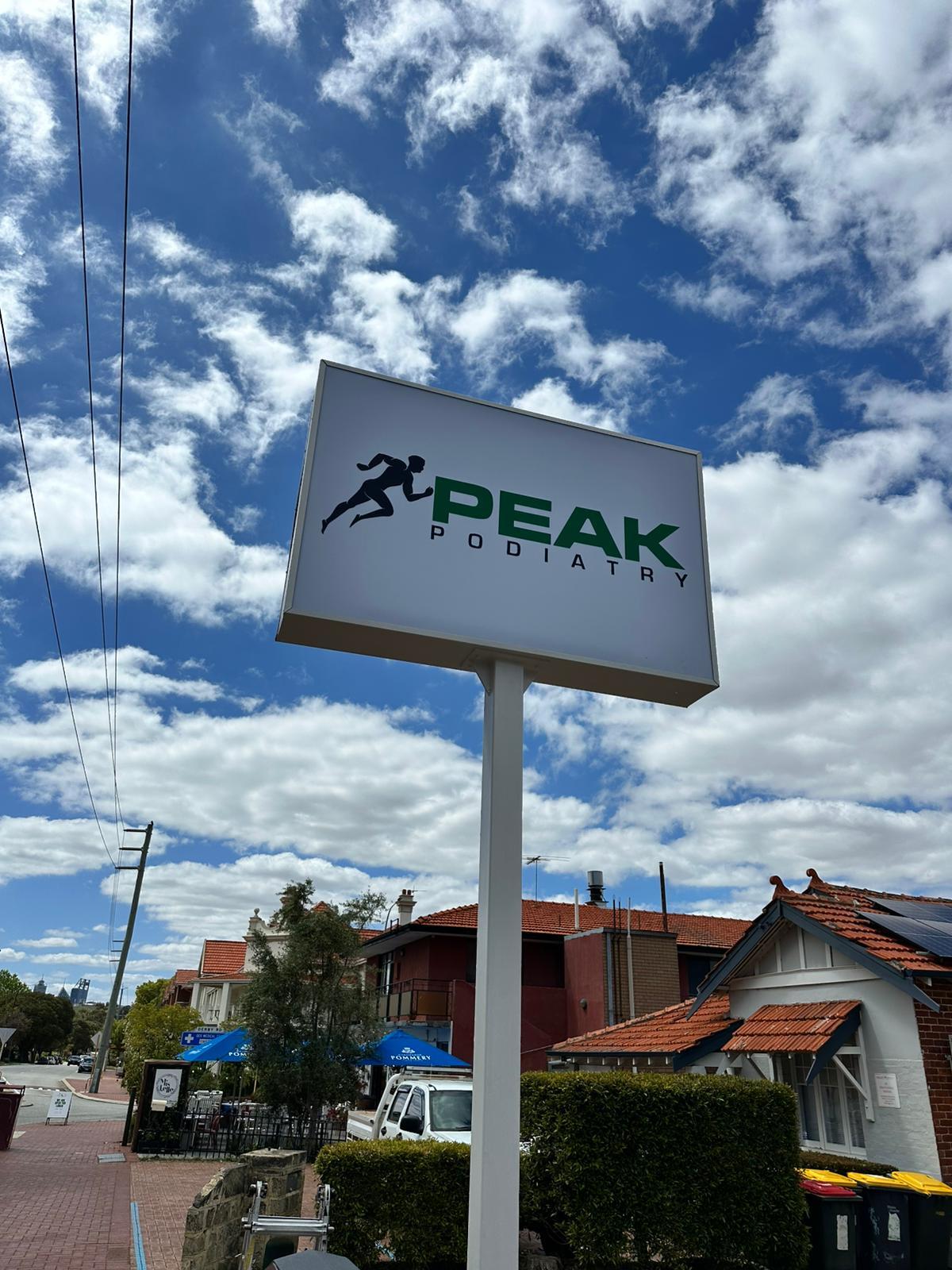A Fresh Step Forward – Peak Podiatry’s Exterior Signage Transformation