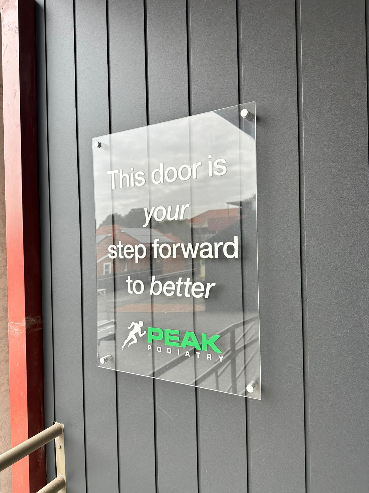 A Fresh Step Forward – Peak Podiatry’s Exterior Signage Transformation