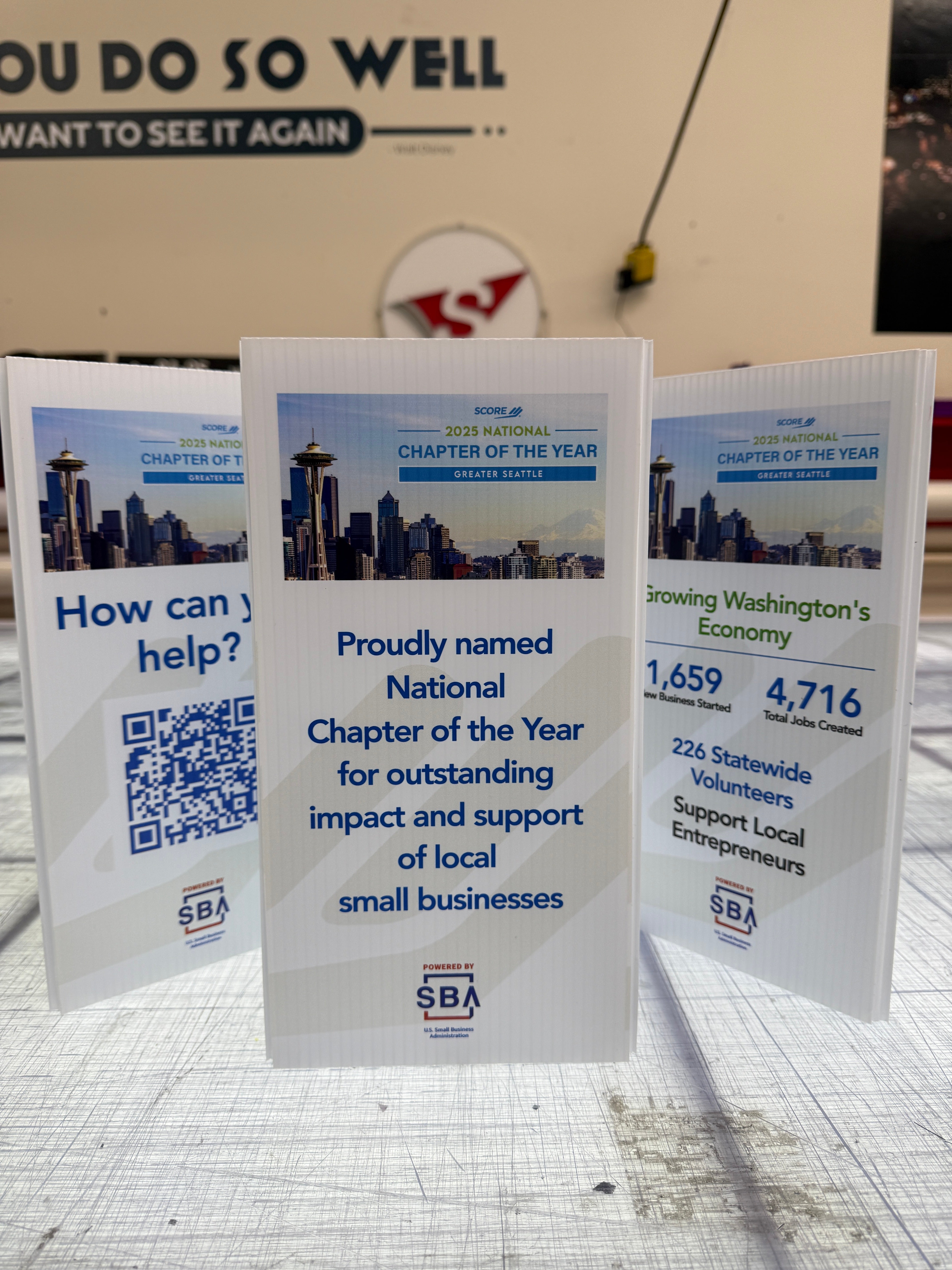 The Power of Event Signage: Why Every Great Event Needs Exceptional Visual Communication - SCORE Gala, Seattle, WA