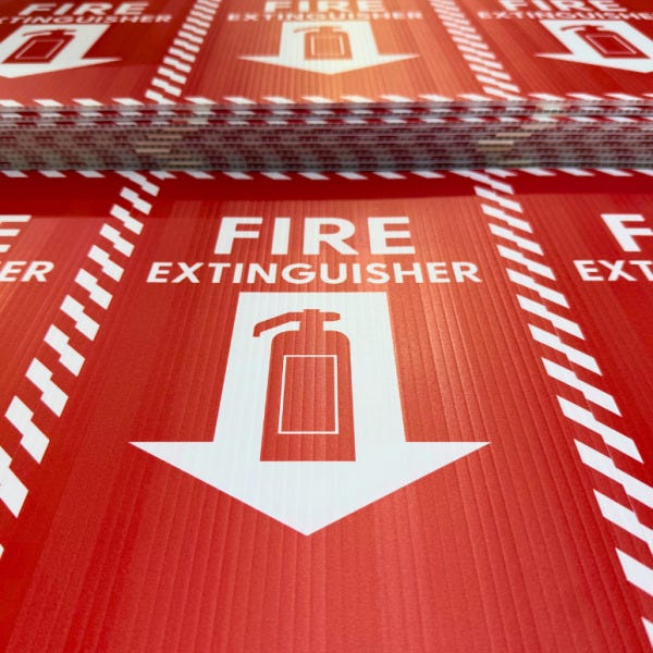 Signage: Fire Extinguisher Identifier
