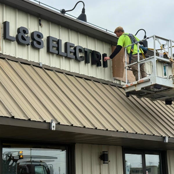 Channel Letters: L&S Installation