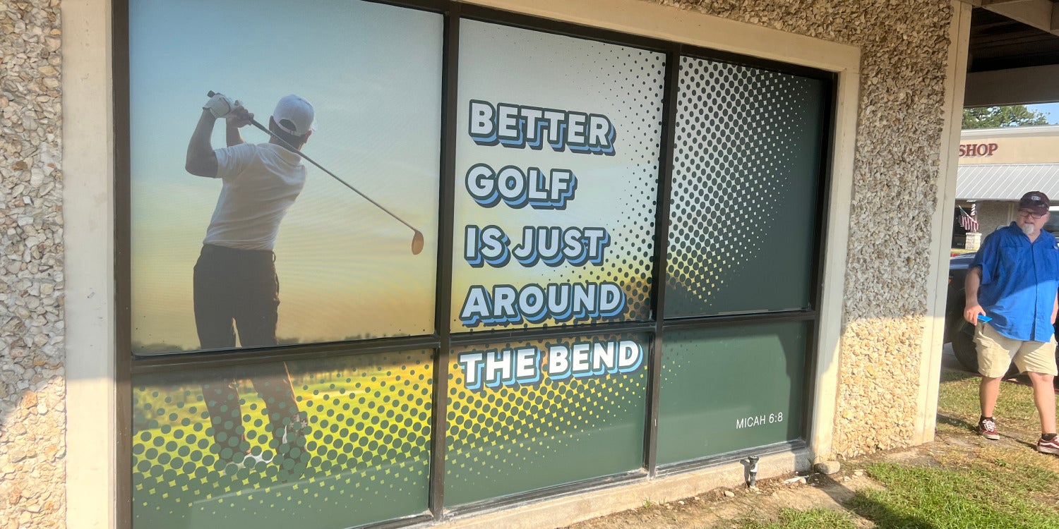 Perforated Window Decals