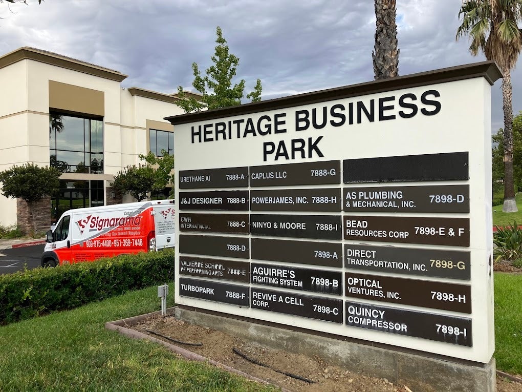 Custom Monument Sign Updates