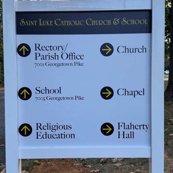 Guiding the Way at Saint Luke Catholic Church in McLean