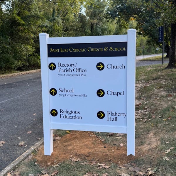 Guiding the Way at Saint Luke Catholic Church in McLean