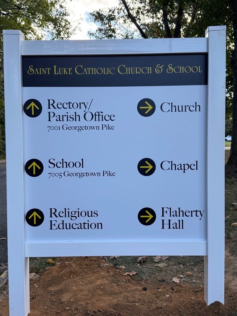Guiding the Way at Saint Luke Catholic Church in McLean