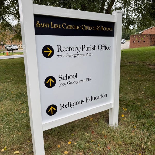 Guiding the Way at Saint Luke Catholic Church in McLean