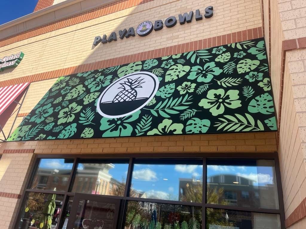 Cool Vibes, Cooler Awnings at Playa Bowls Leesburg