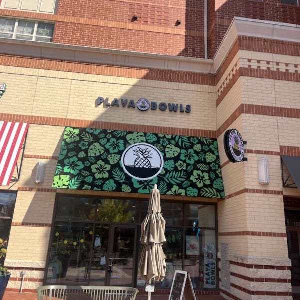 Cool Vibes, Cooler Awnings at Playa Bowls Leesburg