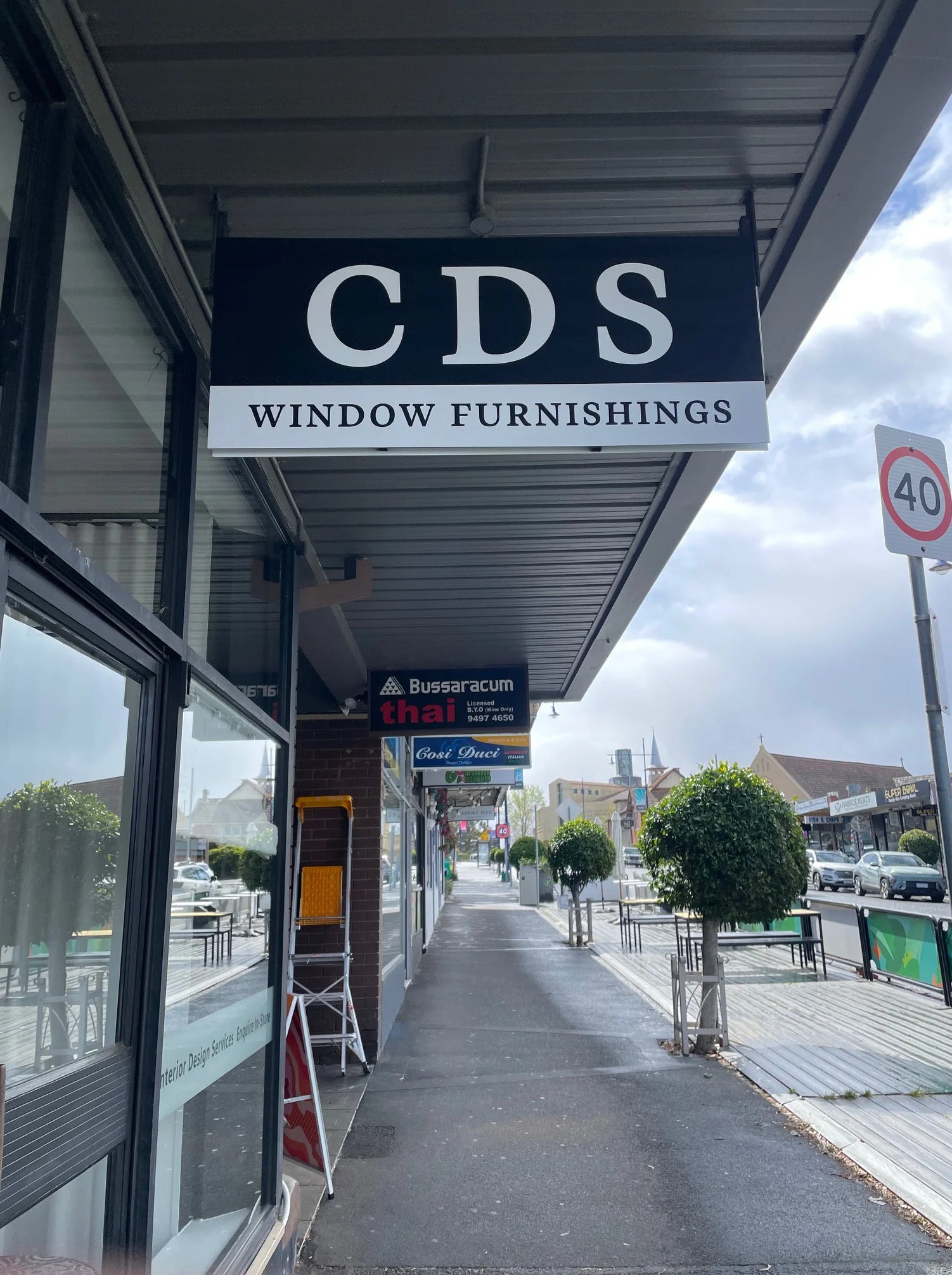 Hanging Sign - Ciao Interiors - Ivanhoe VIC.