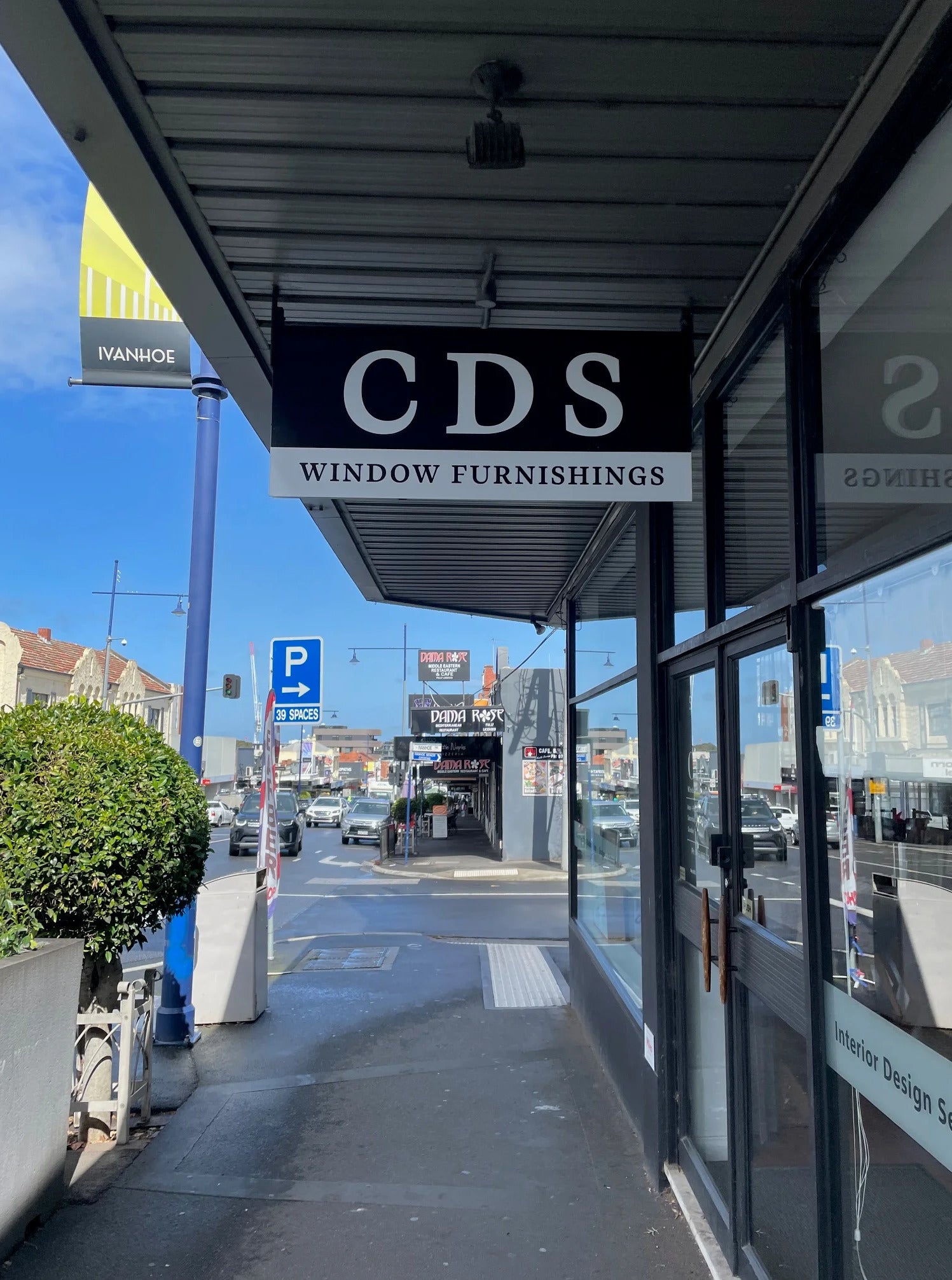 Hanging Sign - Ciao Interiors - Ivanhoe VIC.