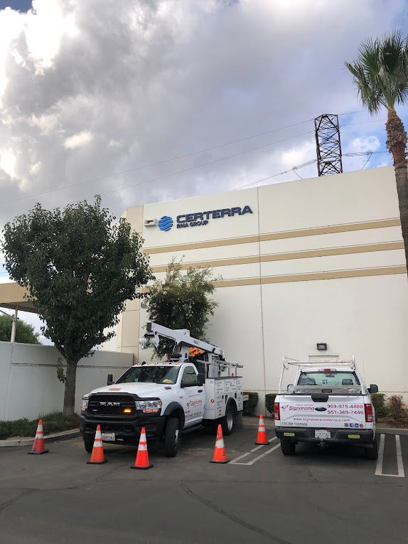 Custom Interior and Exterior Signs for Certerra RMA
