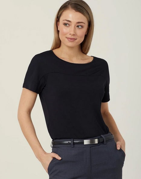 Matt Jersey Boat Neck Top