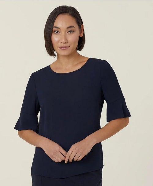 Georgie Fluted Sleeve Top