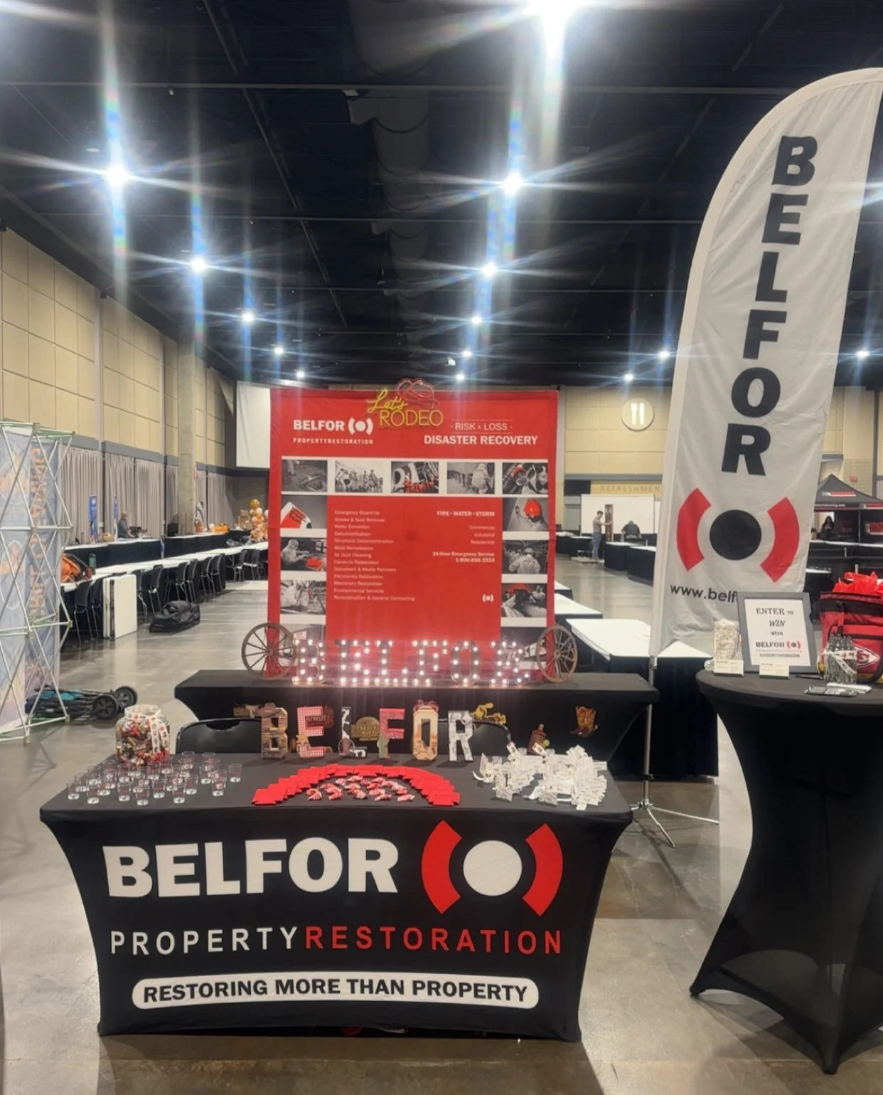 Belfor Property Restoration Trade Show Booth