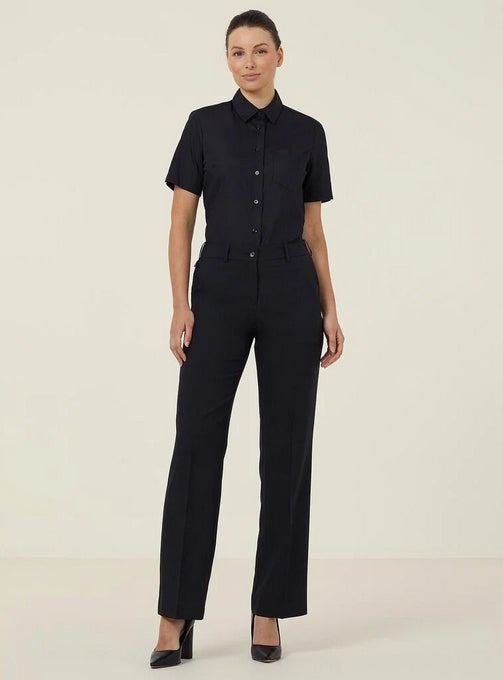 Poplin Short Sleeve Shirt Women's