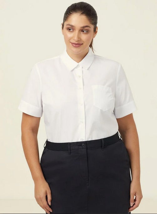Poplin Short Sleeve Shirt Women's