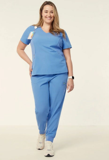 Invigorate Helen Scrub Top