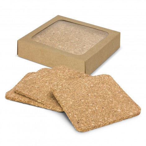 Oakridge Cork Coaster Square - Set of 4