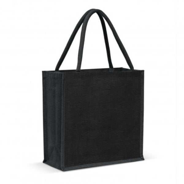 Custom Monza Jute Tote Bag - Colour Match