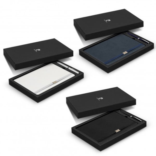 Custom Pierre Cardin Nouvelle Notebook and Pen Gift Set