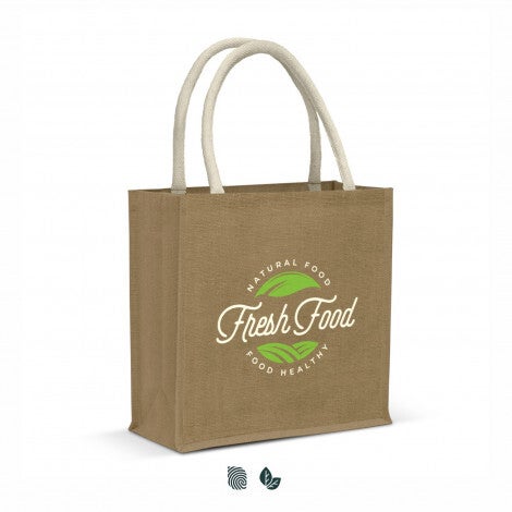 Monza Starch Jute Tote Bag