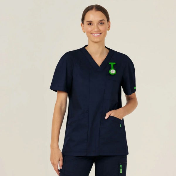 Custom Next-Gen Antibacterial Active Carl Scrub Top