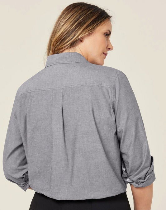 Cotton Chambray LS Relaxed Shirt Women's