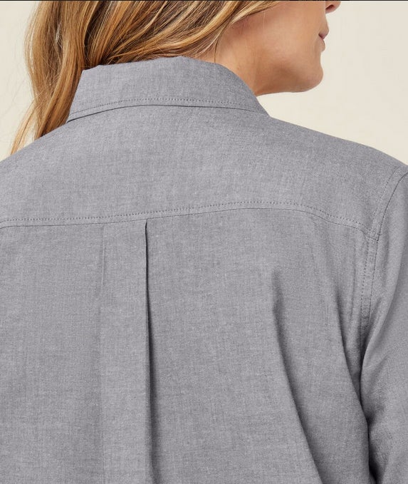 Cotton Chambray LS Relaxed Shirt Women's