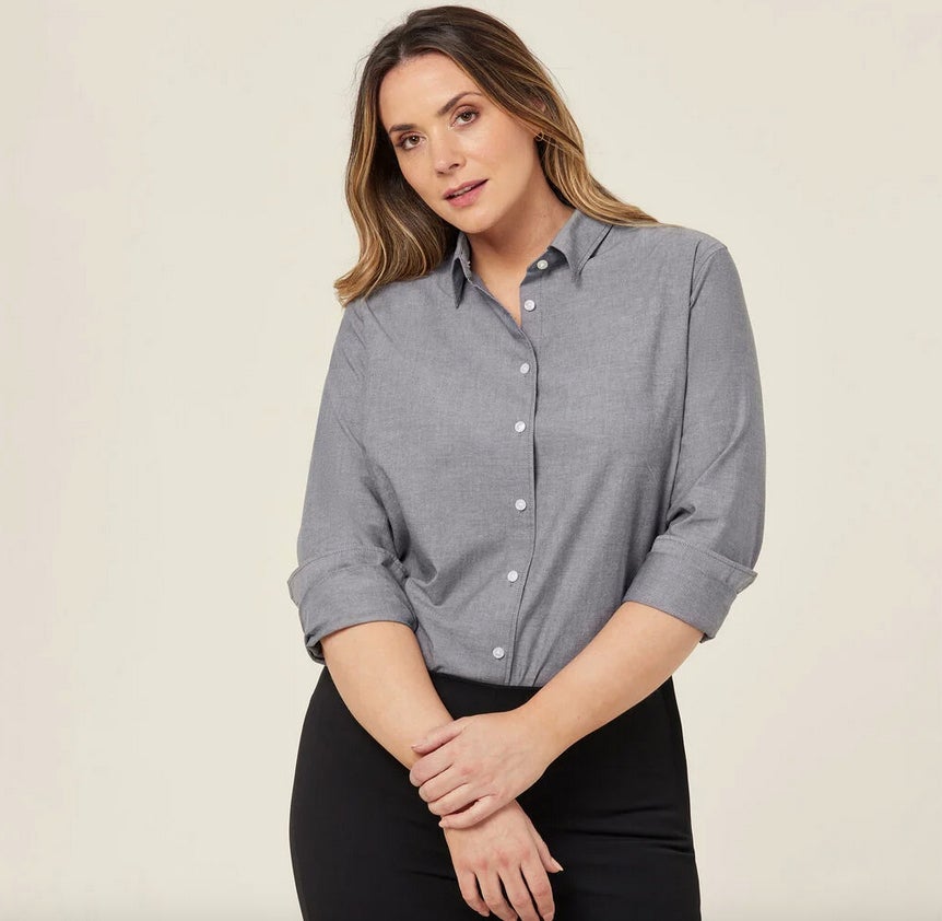 Cotton Chambray LS Relaxed Shirt Women's