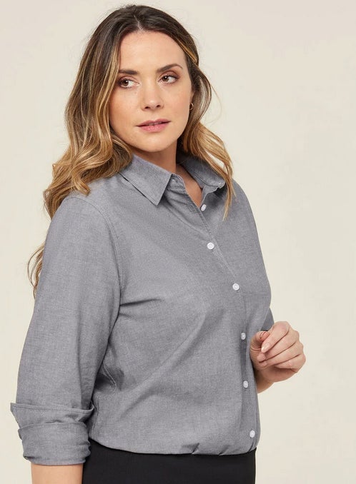 Cotton Chambray LS Relaxed Shirt Women's