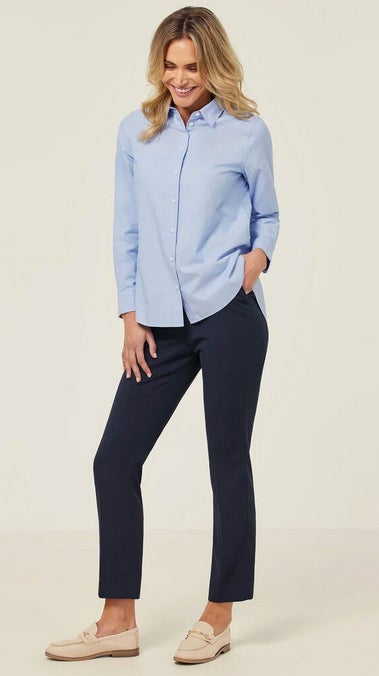 Cotton Chambray LS Relaxed Shirt Women's