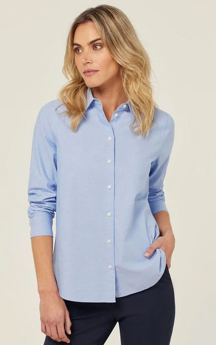 Cotton Chambray LS Relaxed Shirt Women's