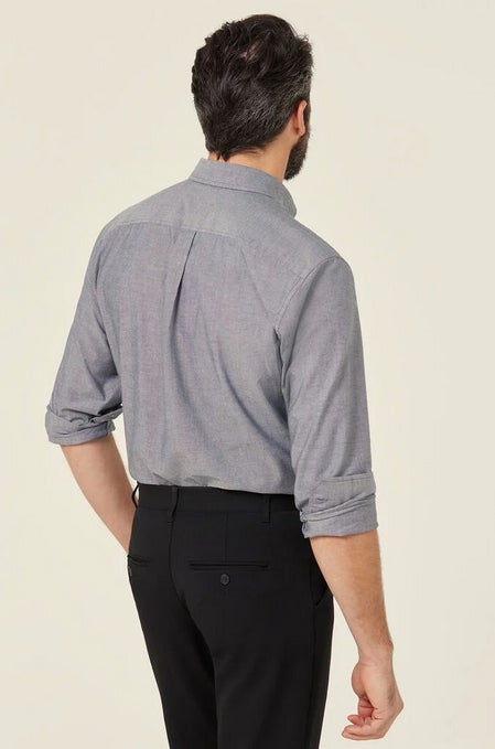 Cotton Chambray Long Sleeve Shirt Men's