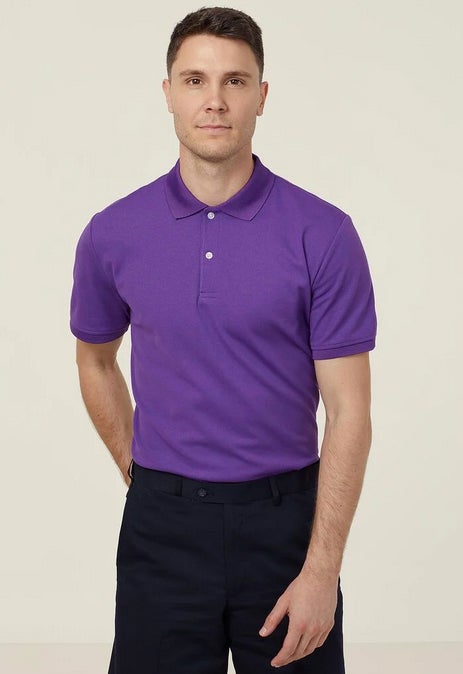 Antibacterial Polyface Short Sleeve Polo Men’s