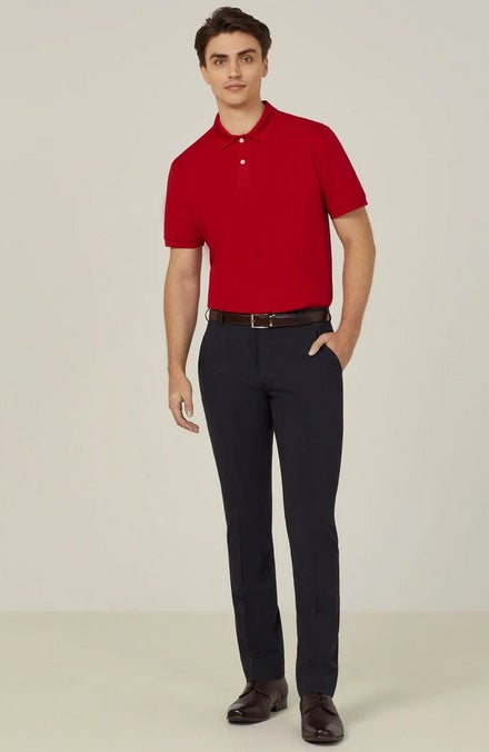 Antibacterial Polyface Short Sleeve Polo Men’s