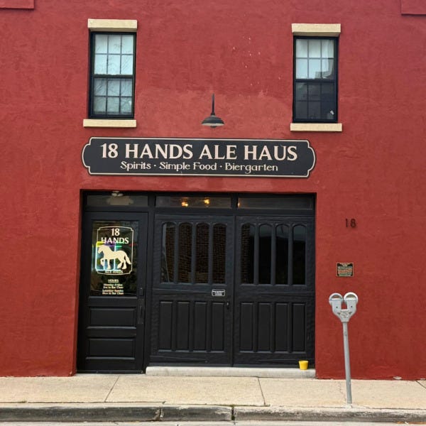 exterior sign: tavern