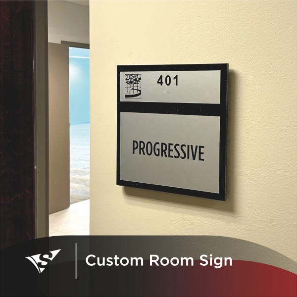 Custom Layered Room Sign