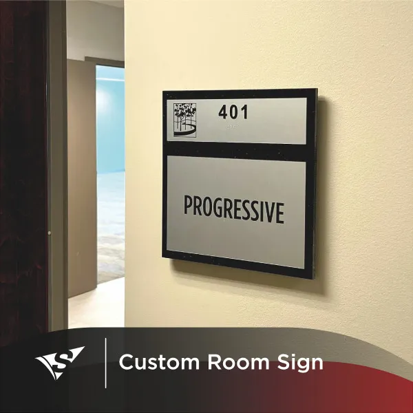 Custom Layered Room Sign