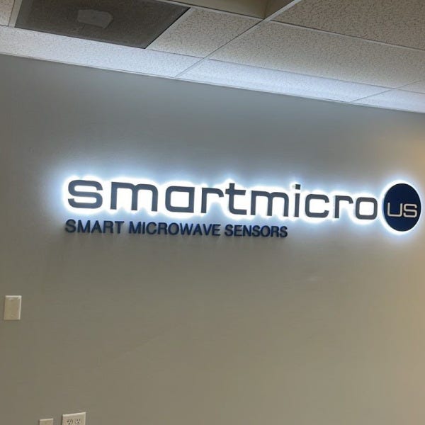 Smart Micro Lobby Sign Illuminated