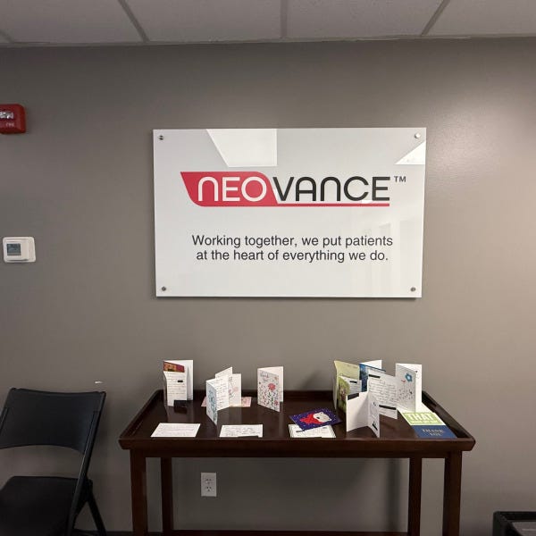 Neovance Lobby Sign Lake Mary Florida