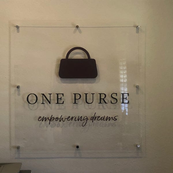 One Purse Lobby Sign Orlando Florida