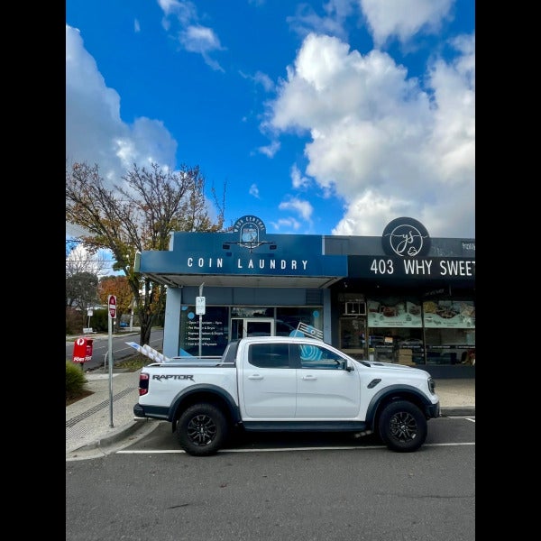 Shop Front Signage - Wash Central Coin Laundry - Forest Hill VIC.
