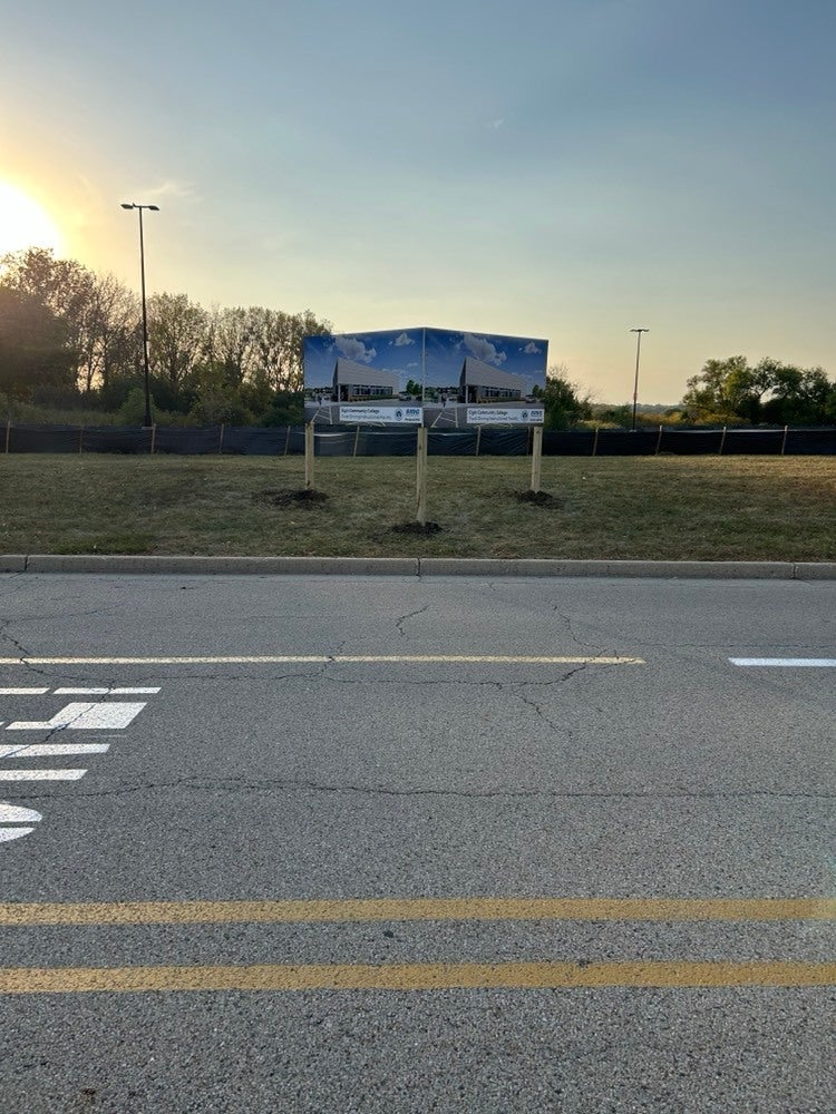 V-shaped signs