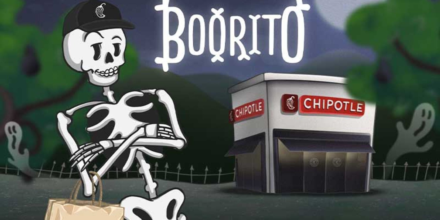 Chipotle Revives Boorito with Costume Deal and TikTok Contest Chipotle Revives Boorito with Costume Deal and TikTok Contest