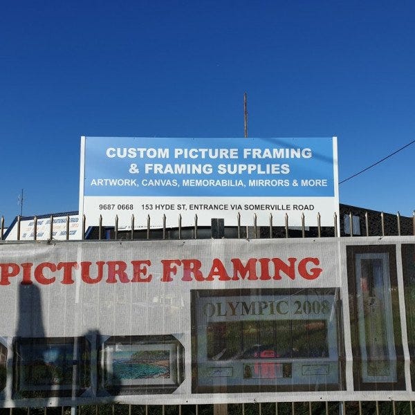 Custom picture framing