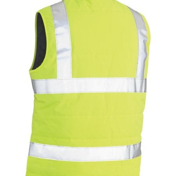 Custom TAPED HI VIS PUFFER VEST